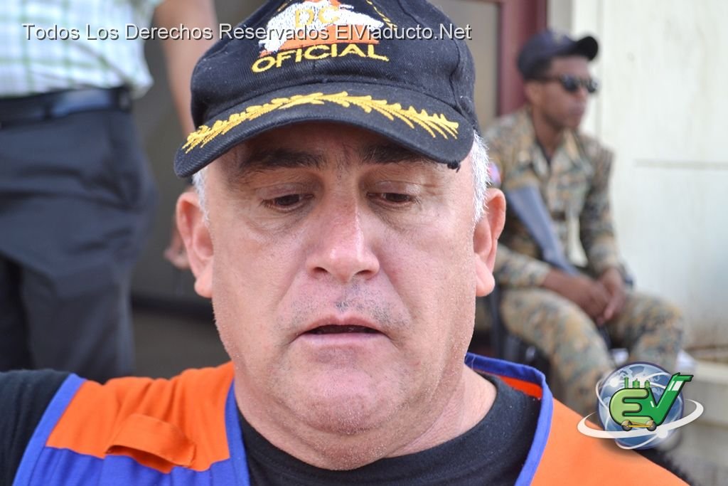 Alejandro Sánchez Director de la Defensa Civil de Moca